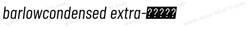 barlowcondensed extra字体转换